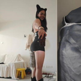 欧美身材的性感小母狗